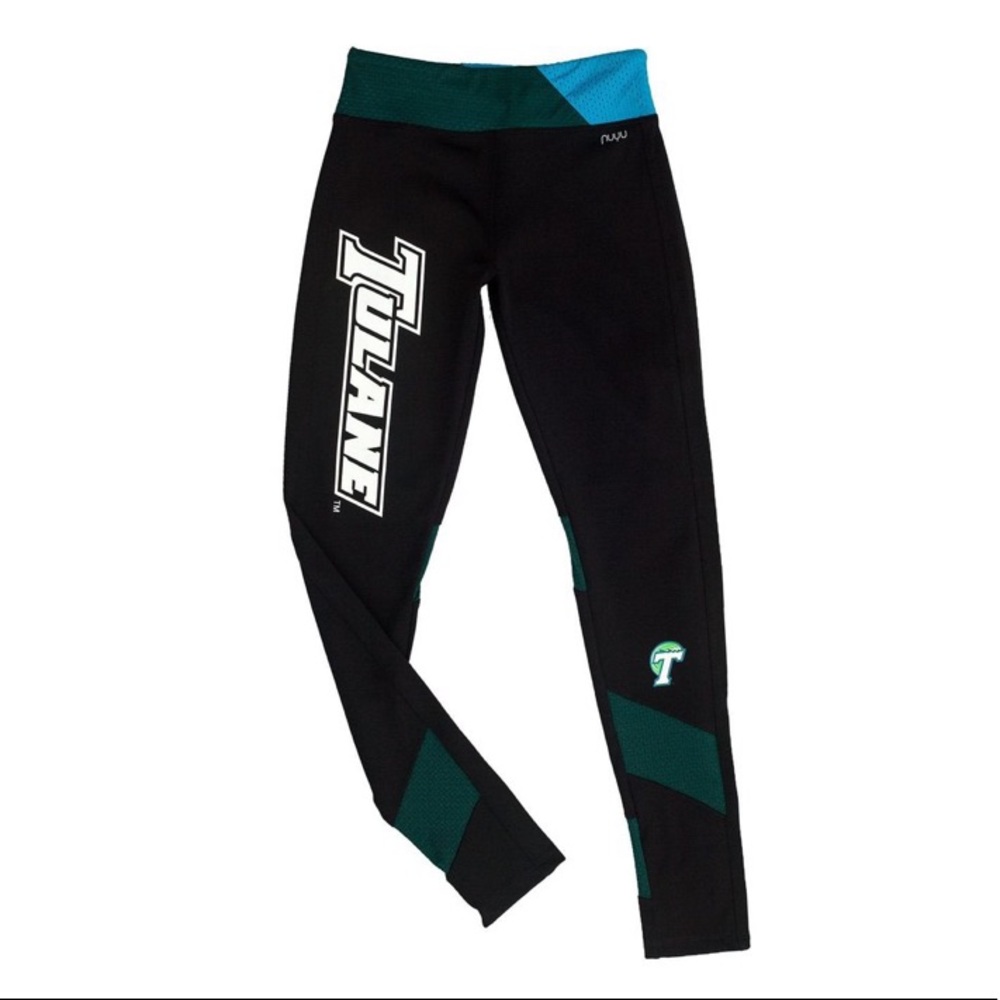 TULANE UNIVERSITY YOGA LEGGING WITH MESH INSERT